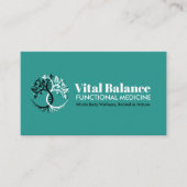 Tree of Life Double Helix DNA Functionele Geneesku Visitekaartje (Voorkant)