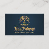 Tree of Life Double Helix DNA Functionele Geneesku Visitekaartje (Voorkant)