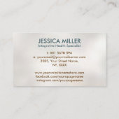 Tree of Life Double Helix DNA Functionele Geneesku Visitekaartje (Achterkant)