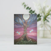 tree of life dragende fly.jpg briefkaart (Staand voorkant)