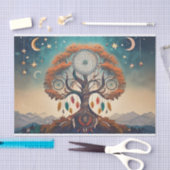 Tree of Life, DreamCatcher Vision in Clouds Tissuepapier (Craft)