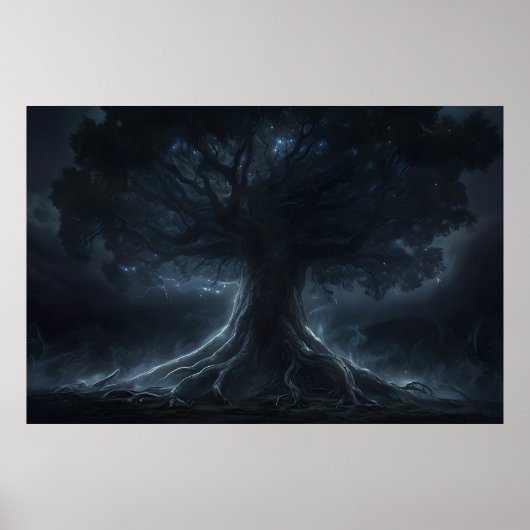 Tree of Life - Dusk Edition Fantasy Poster (Voorkant)