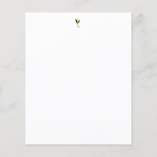 Tree of Life Eenvoudig briefpapier (Achterkant)