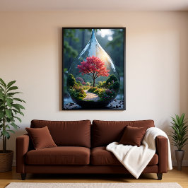 Tree of Life Enchanted Garden Mystieke Natuur Perfect Poster