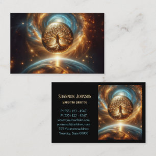Tree of Life Galaxy Golden Visitekaartje