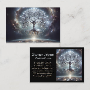 Tree of Life Galaxy Sterren Hart Visitekaartje