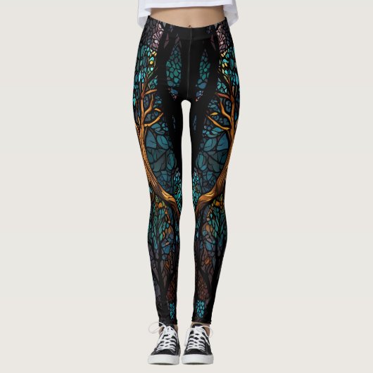 Tree of Life Girl Power Leggings (Voorkant)