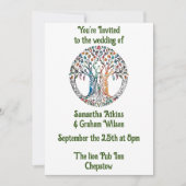 Tree of Life Glas in lood Mozaïek Kaart (Voorkant)