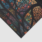 Tree of Life Glas in lood Mozaïekkunst Tissuepapier (Detail)