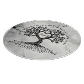 Tree of Life Glass Cutting Board  Snijplank (Hoek)