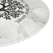 Tree of Life Glass Cutting Board  Snijplank (Hoek)