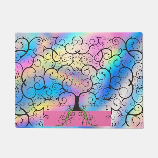 Tree of Life Good Witch Tree Deurmat (Voorkant)