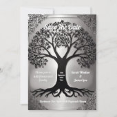 Tree of Life huwelijksuitnodiging Kaart (Voorkant)