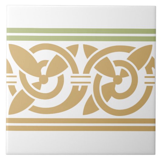 Tree of Life Keltisch patroon fries Tegeltje (Voorkant)