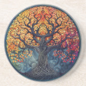 Tree of Life Keltisch Zandsteen Onderzetter (Voorkant)