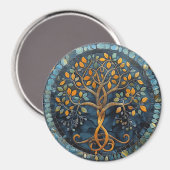 Tree of Life Keltische magneet (Voorkant / Achterkant)