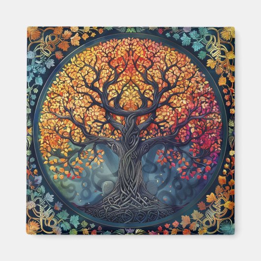 Tree of Life Keltische magneet (Voorkant)