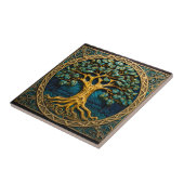 Tree of Life Keltische Tegel Design Tegeltje (Zijkant)