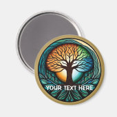 Tree of Life  keukenmagneet Magneet (Voorkant / Achterkant)