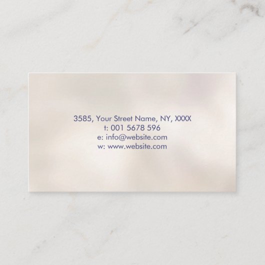 Tree of Life - kleurrijk gebladerte Visitekaartje (Achterkant)