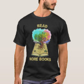 Tree of Life Lees meer Boeken Bookaholic houdt van T-shirt (Voorkant)