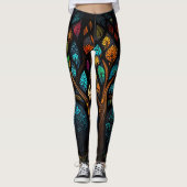 Tree of Life Liefde Meisje Kracht Leggings (Voorkant)