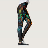 Tree of Life Liefde Meisje Kracht Leggings (Rechts)