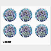 Tree of Life mandala sicker Ronde Sticker (Vel)
