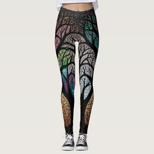 Tree of Life Meisje Kracht & Liefde Leggings (Voorkant)