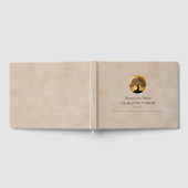Tree of Life Memorial  Beige Custom Gastenboek (Volledig)