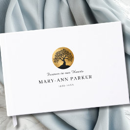 Tree of Life!  Memorial White Custom Gastenboek