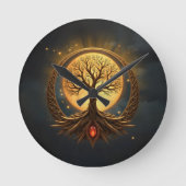 Tree of Life – Moonlit Enlightenment Ronde Klok (Voorkant)