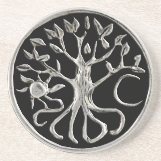 Tree of Life-Onderzetter Zandsteen Onderzetter (Voorkant)