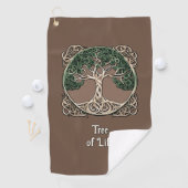 Tree of Life Papier Quilling Golfhanddoek (Insitu)
