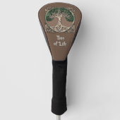 Tree of Life Papier Quilling Golfheadcover (Voorkant)