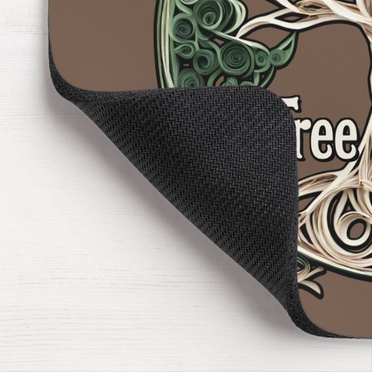 Tree of Life Papier Quilling Muismat (Hoek)