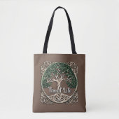 Tree of Life Papier Quilling Tote Bag (Voorkant)