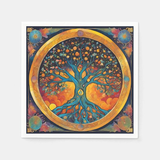 Tree of Life papieren servet (Voorkant)