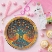 Tree of Life papieren servet Papieren Bordje (Feest)