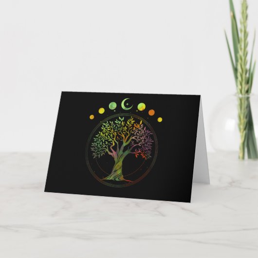 Tree of Life Phases of the Moon Kaart (Voorkant)