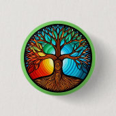 Tree of Life Pinback Button (Voorkant)