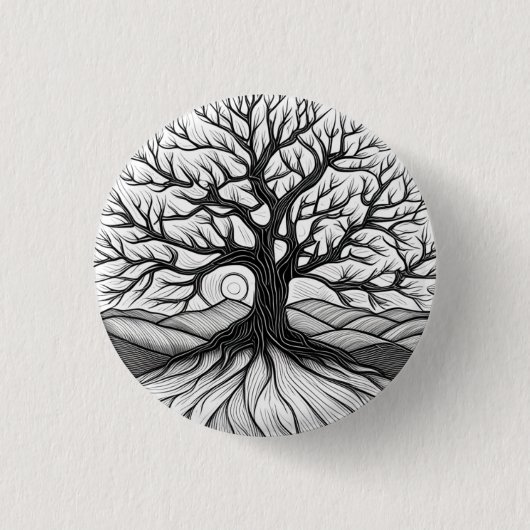 Tree of Life Pinback Button (Voorkant)