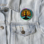 Tree of Life Pinback Button (In situ)