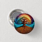 Tree of Life Pinback Button (Voorkant /achterkant)