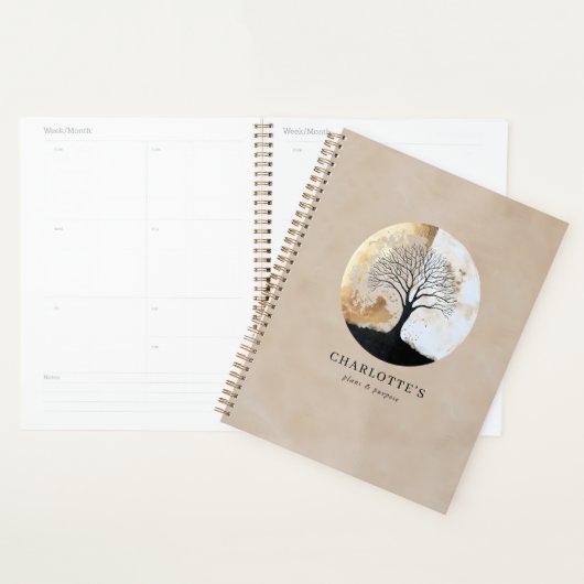 Tree of Life Planner – Gold & Neutral Tones (Display)