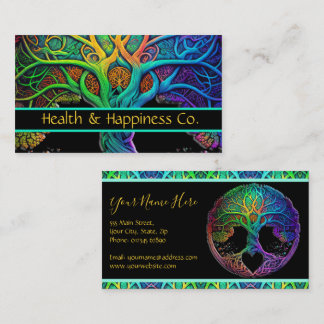 Tree of Life Rainbow Health Visitekaartje
