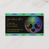 Tree of Life Rainbow Health Visitekaartje (Achterkant)