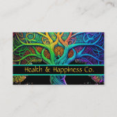 Tree of Life Rainbow Health Visitekaartje (Voorkant)
