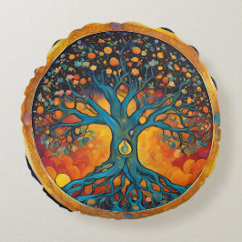 Tree of Life rond kussen