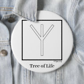 Tree of Life Ronde Button 6,0 Cm (In situ)